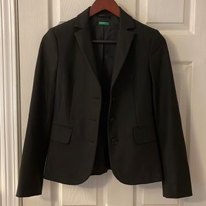 Benetton Black Suit Jacket